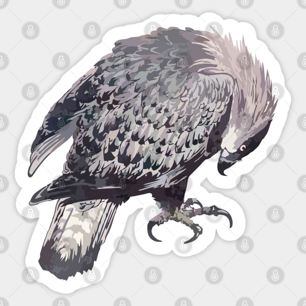 Eagle Sticker by CatyArte